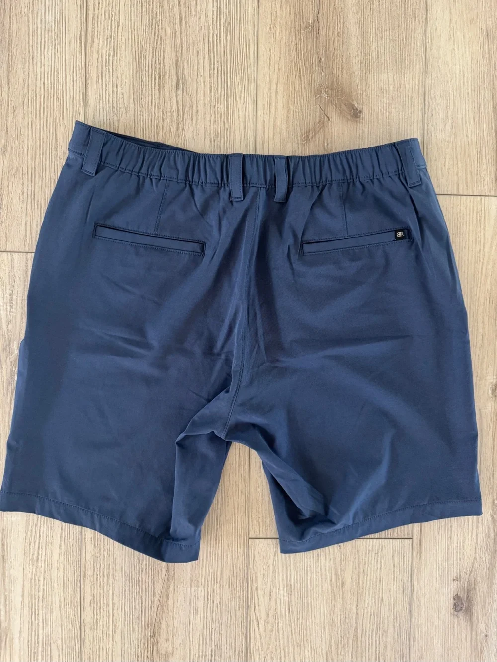 Banana Republic Navy Flat-Front Performance Shorts